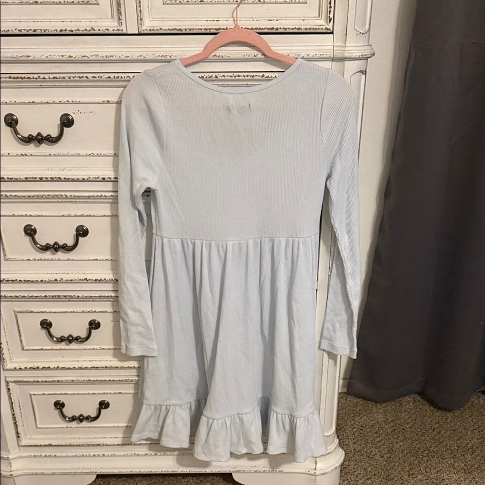Wild Fable Light Blue Long Sleeve Dress - Picture 2 of 2